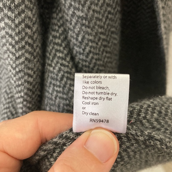 Benedetta B Italian Wool Cashmere Blend Cardigan - Picture 10 of 10